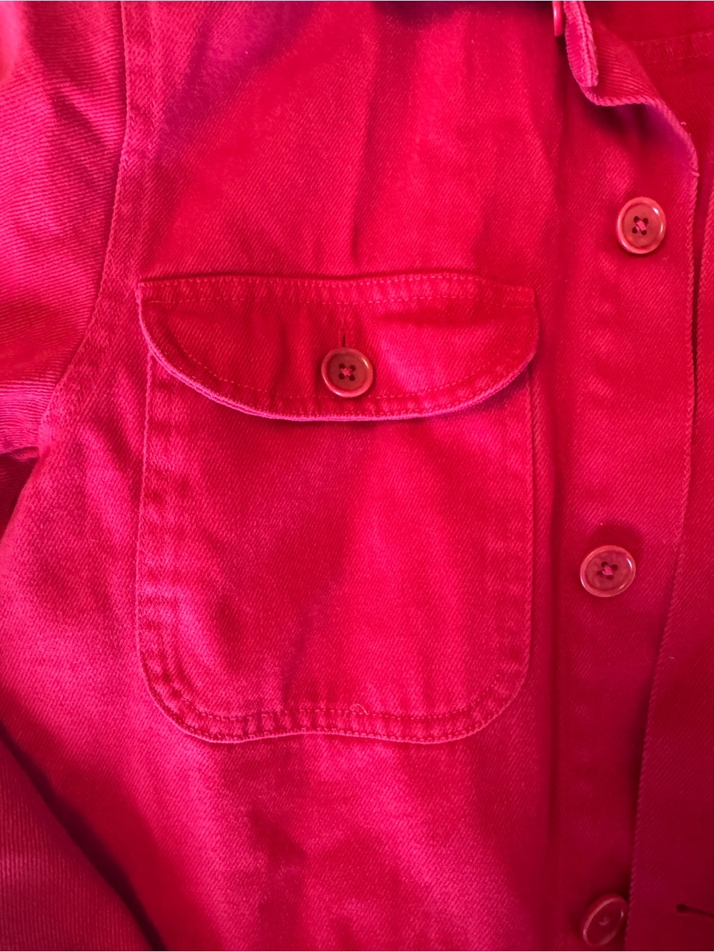Alex Mill Red Utility Jacket - Picture 3 of 4